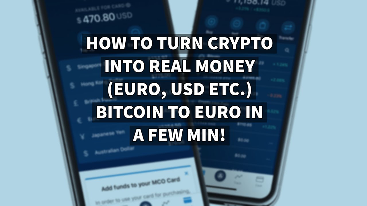 can u turn crypto into cash