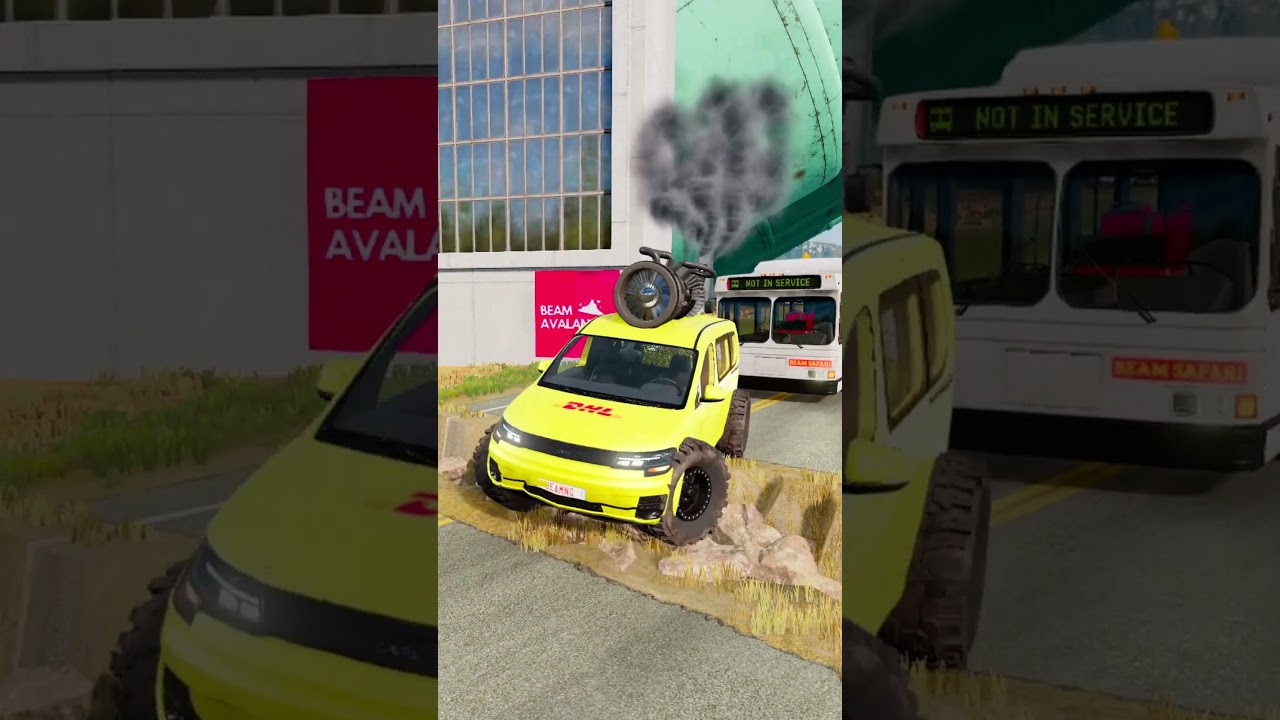 Trucks and Cars vs Speed Bumps 