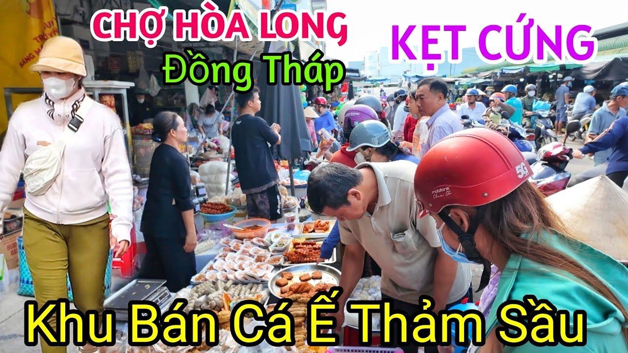 HÔM NAY ĐI CHỢ HÒA LONG ĐỒNG THÁP ĐÔNG KHỦNG KHIẾP NGÀY RẰM THÁNG GIÊNG 2026 | KHU BÁN CÁ Ê THÊ THẢM