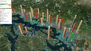 Dataviz for Target & Walmart using Power Map