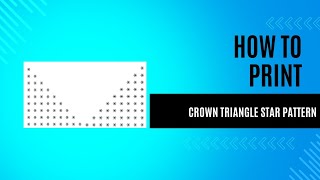 Learn To Code A Crown Star Pattern In Java - Step-By-Step Tutorial