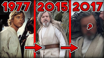 The EVOLUTION of Luke Skywalker 1977 - 2017
