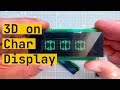 3D on 16x2 Character Display (Arduino Tutorial)
