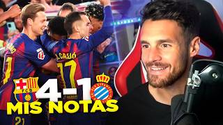 LAS NOTAS DEL FC BARCELONA - RCD ESPANYOL