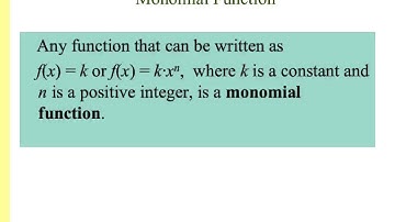 2.2 Power Functions and Modeling