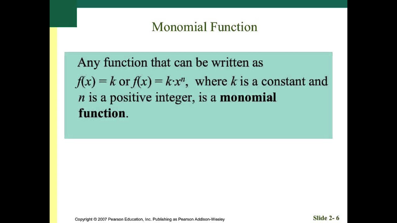2.2 Power Functions and Modeling - YouTube