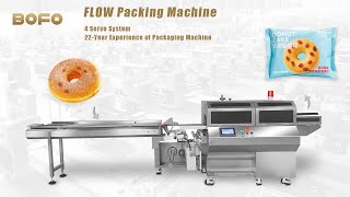 Donut box motion Flow packing machine  -- BOFO PACKING MACHINE