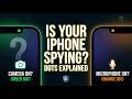 Green Or Orange Dot On iPhone? What It Means + How To See App Is Using Your Mic/Camera (iOS Privacy)