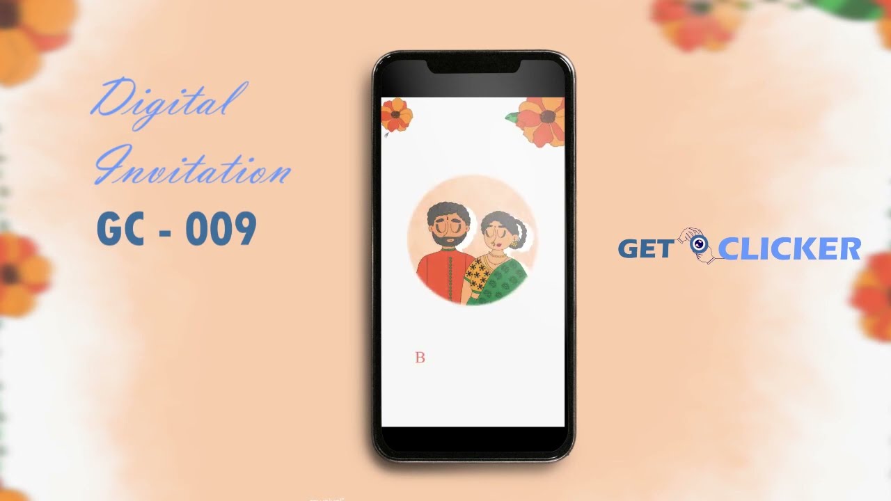 Digital Invitation | GC - 009 | Wedding Invitation