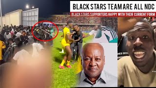 Pitch Invader Tries Removing Inakki Williams Shorts Between Ghana Vrs Chad Game...