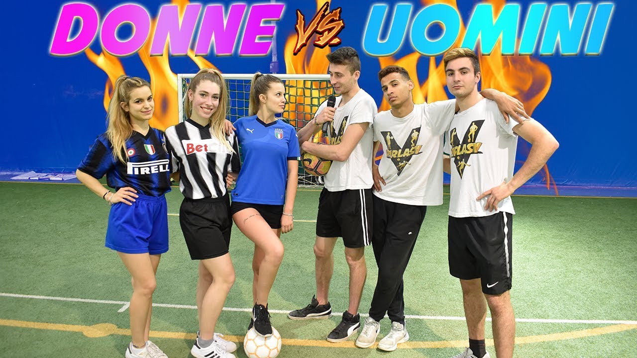 Uomini Vs Donne Sfida A Calcio 3 Vs 3 Youtube