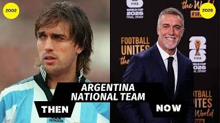 Argentina 2002 World Cup Squad: Then vs Now 🇦🇷⚽ | Age & How They Look Today