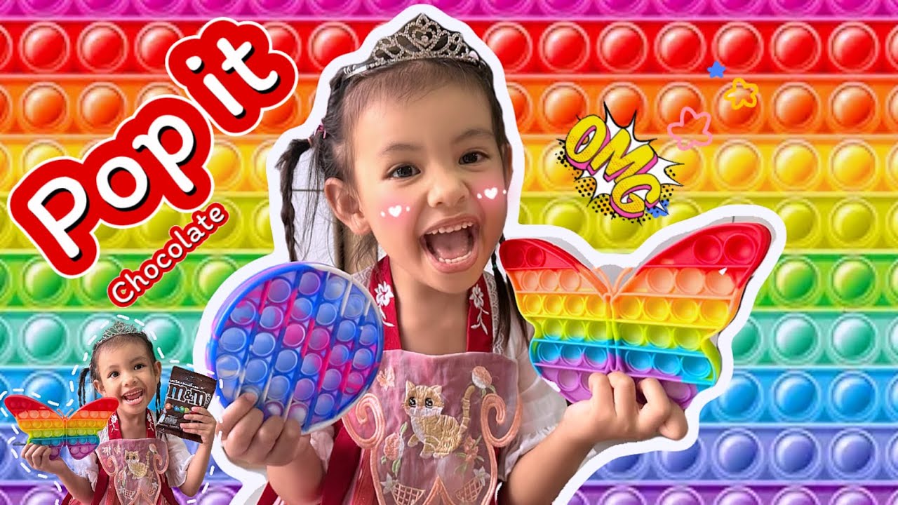 ทำช็อกโกแลตป๊อบอิท | white chocolate ￼pop it :Aliz Channel