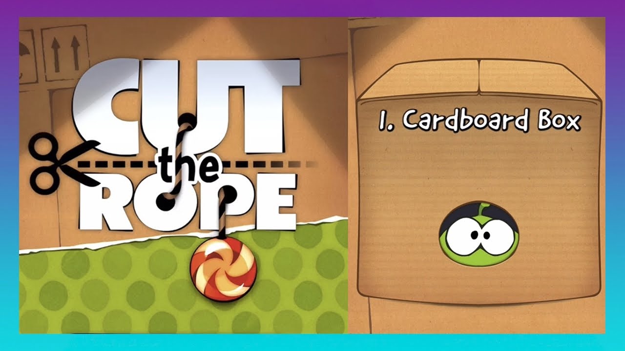Completing Cardboard Box (Cut The Rope) - YouTube