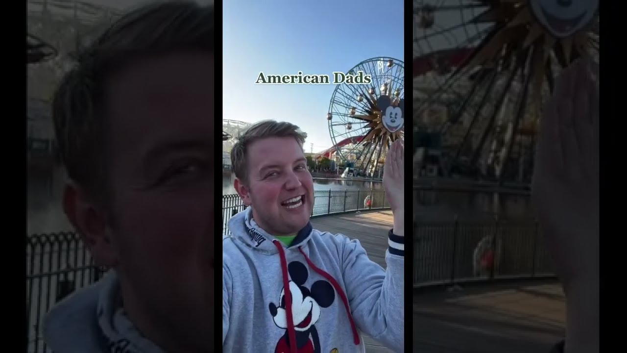 American Dads Versus British Dads, At Disneyland 2!
