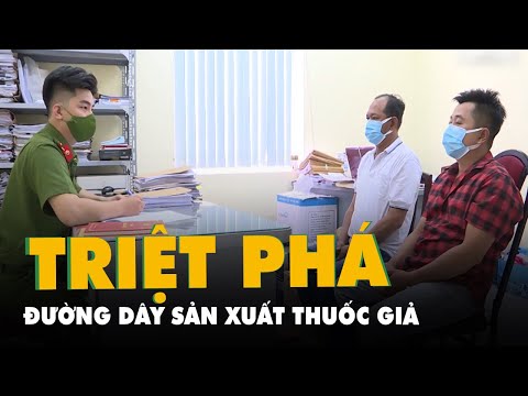 Video Phá đường dây sản xuất thuốc giả quy mô lớn tại TP.HCM... - youtube