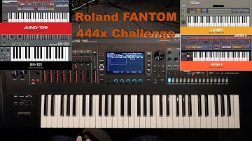 Roland FANTOM 444X CHALLENGE - 4 Chords, 4 Minutes, 4 Model Expansions #444xchallenge
