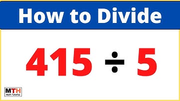 415 gedeeld door 5 (415÷5) | Waarde van 415/5 | Lange deling