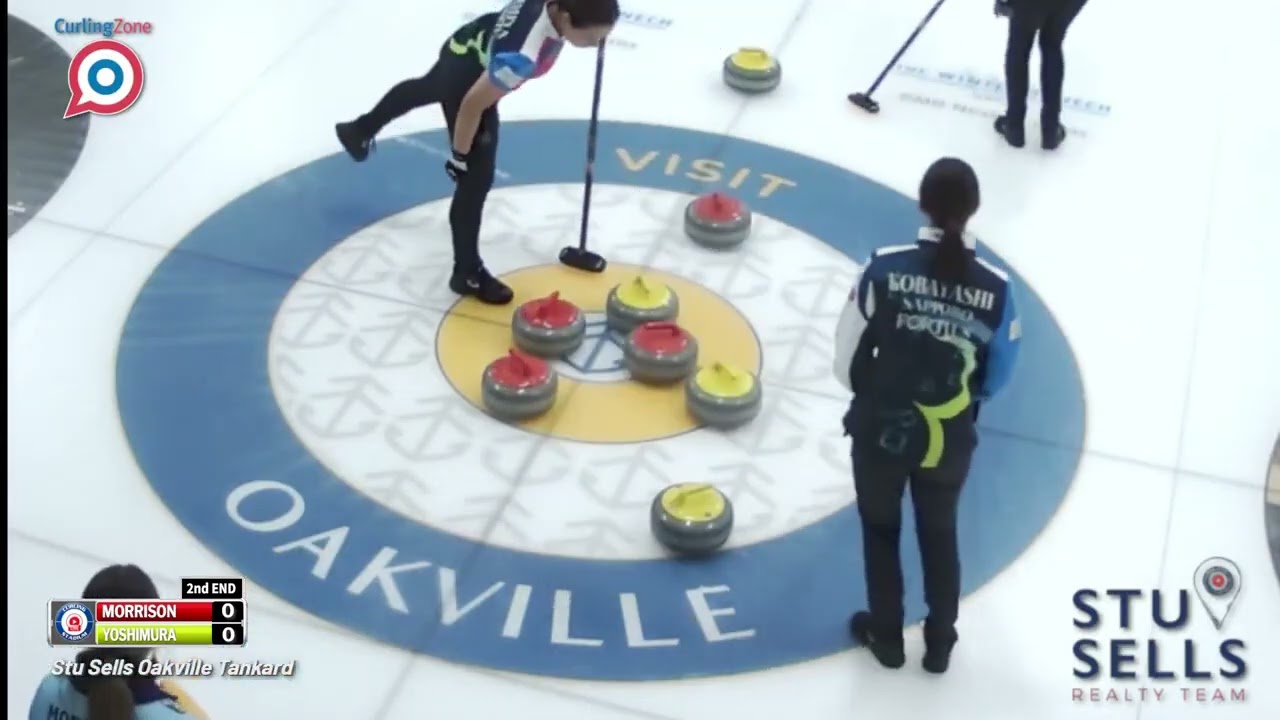FEATURE  Sayaka Yoshimura vs  Rebecca Morrison   Draw 1   Stu Sells Oakville Tankard XCM