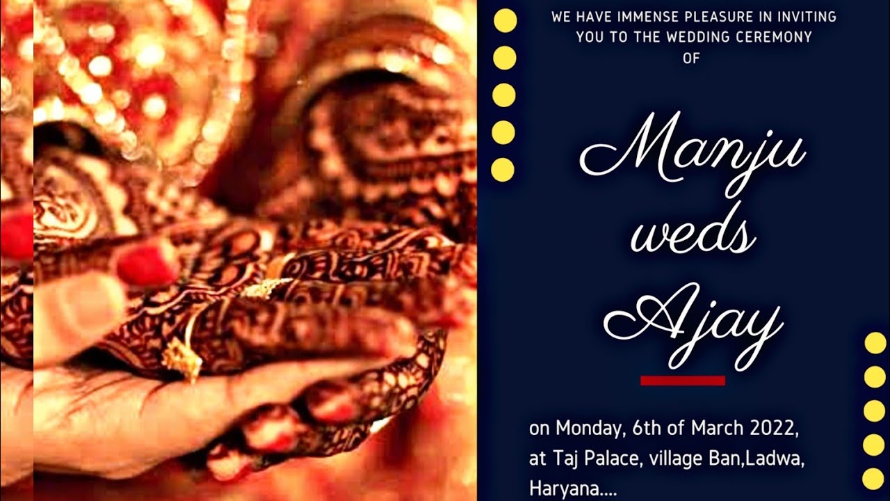 Live Wedding Taj Palace Ban Ladwa Call For Live 8646000071