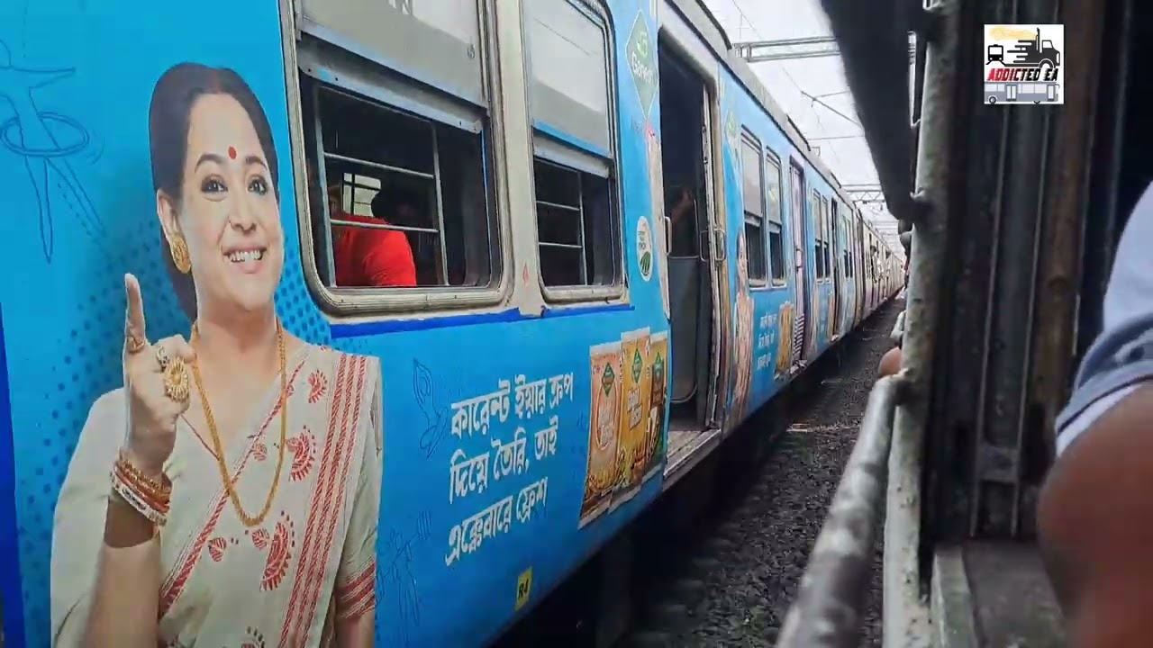 Feel the race Emu local of Eastaren Railway Howrah burdwan mainline