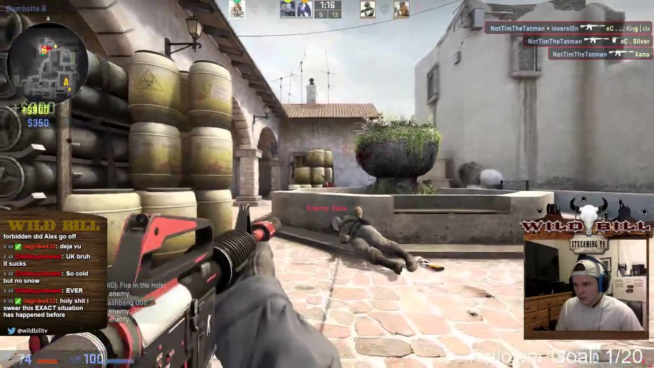 CS:GO - 4k on B bomb site