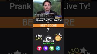 Prank Call On Live TV 🤣