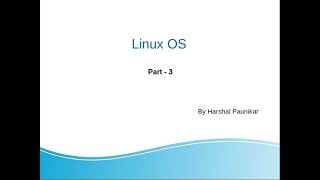 Linux Basics Part 3 Hindi
