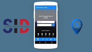 Locale Surfer android application (App Demo) screenshot 2
