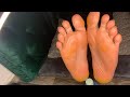 M M Big Oily Feet Tickle Massage Part 2