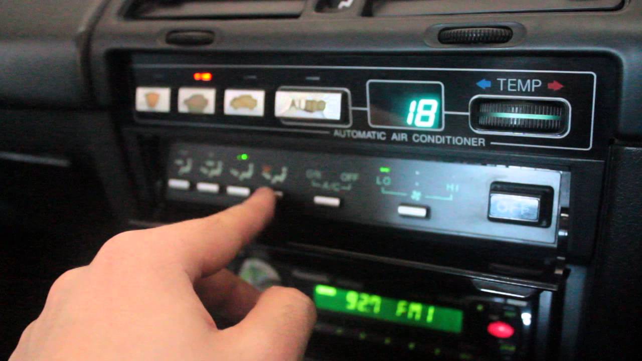86 89 Honda Accord JDM Digital Climate Control YouTube