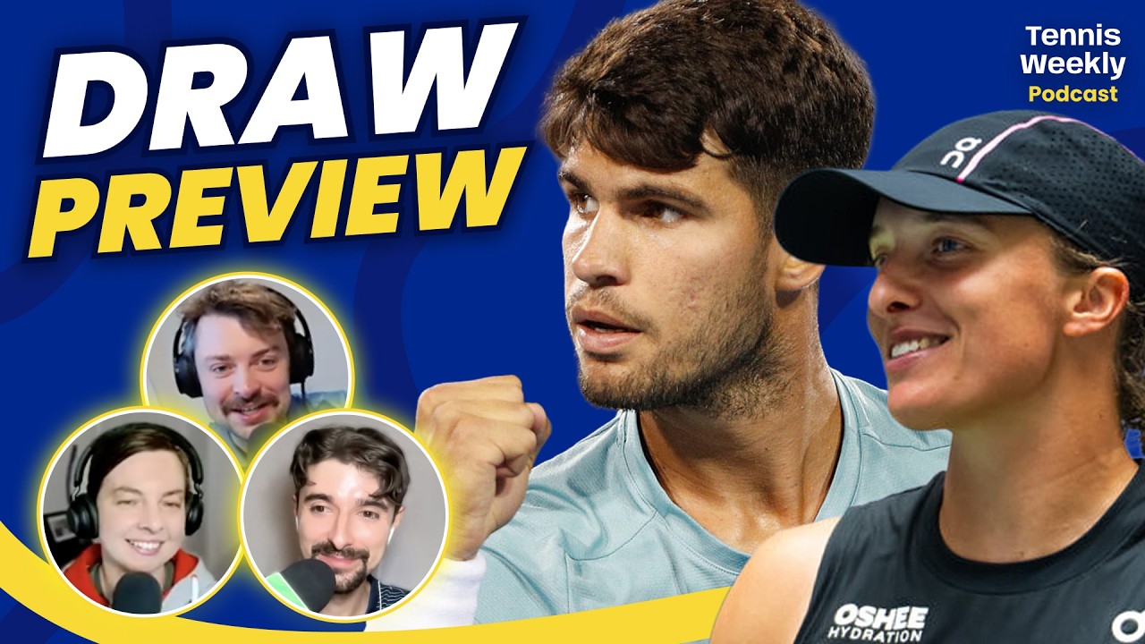 US OPEN Draw REACTION!! Sinner's TOUGH draw, Alcaraz vs Opelka and Swiatek's EASY opener!