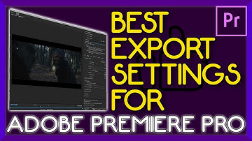 BEST Export Settings On Premiere Pro - HIGHEST QUALITY