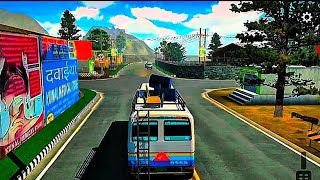 Real Indian Offroad Bus Simulator 2026 - Dangerous Hill Bus Driving - Bus Game Android Gameplay screenshot 3