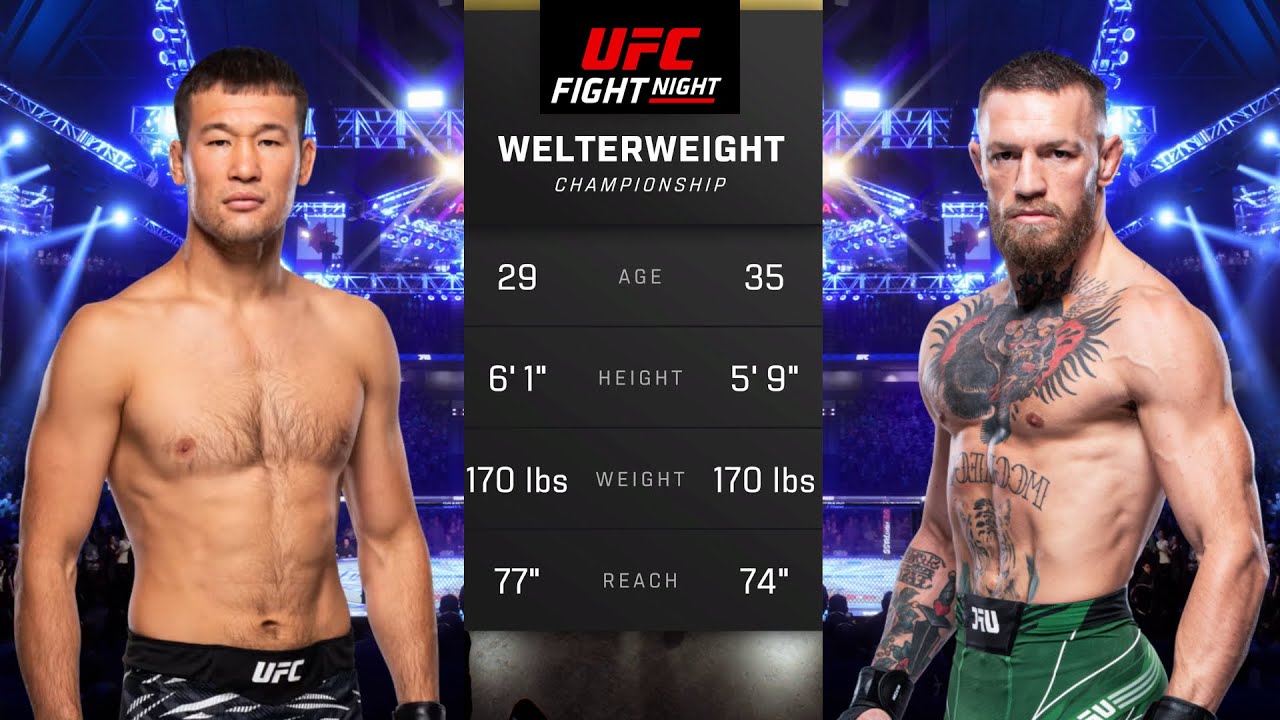 Shavkat Rakhmonov vs Conor McGregor Full Fight - UFC 5 Fight Night