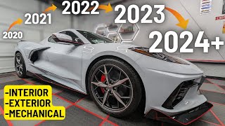 2020-2024+ C8 CORVETTE YEARLY CHANGES | INTERIOR | EXTERIOR | MECHANICAL | OPTIONS | SAFETY UPGRADES
