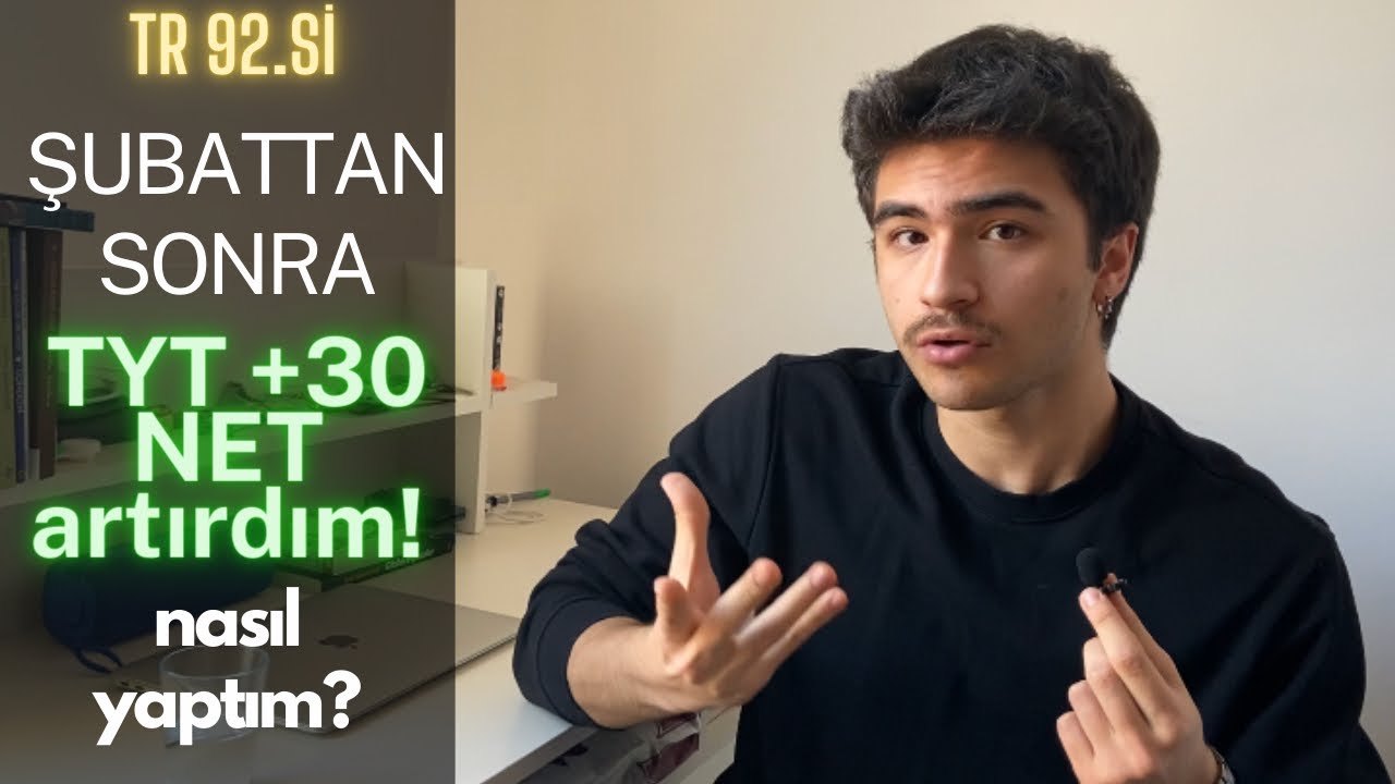 TYT'DE +30 NET ARTIRAN TAKTİKLER! bunları yaparak netlerini uçur! 