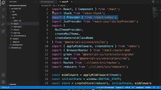 React 16 + material-ui + redux + API call Server Side(SSR) Rendering Step By Step Implementation