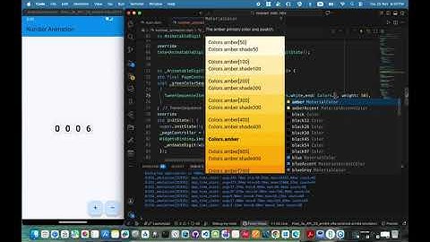 digit increment and decrement animation #dart #coding #flutter