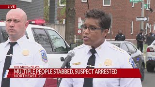 DC police give update on stabbing that left 6 hurt