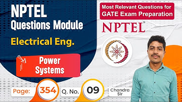 Power Systems NPTEL EE Qs series | Electrical NPTEL Assignment Questions for GATE Exam 2023