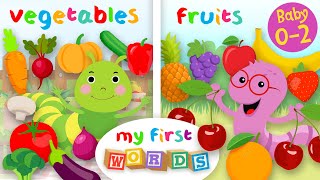 My First Words Collection | Fruits and Vegetables | Educational Series for Babies 0-2