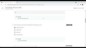 Excel skills for business  week 3 quiz answers