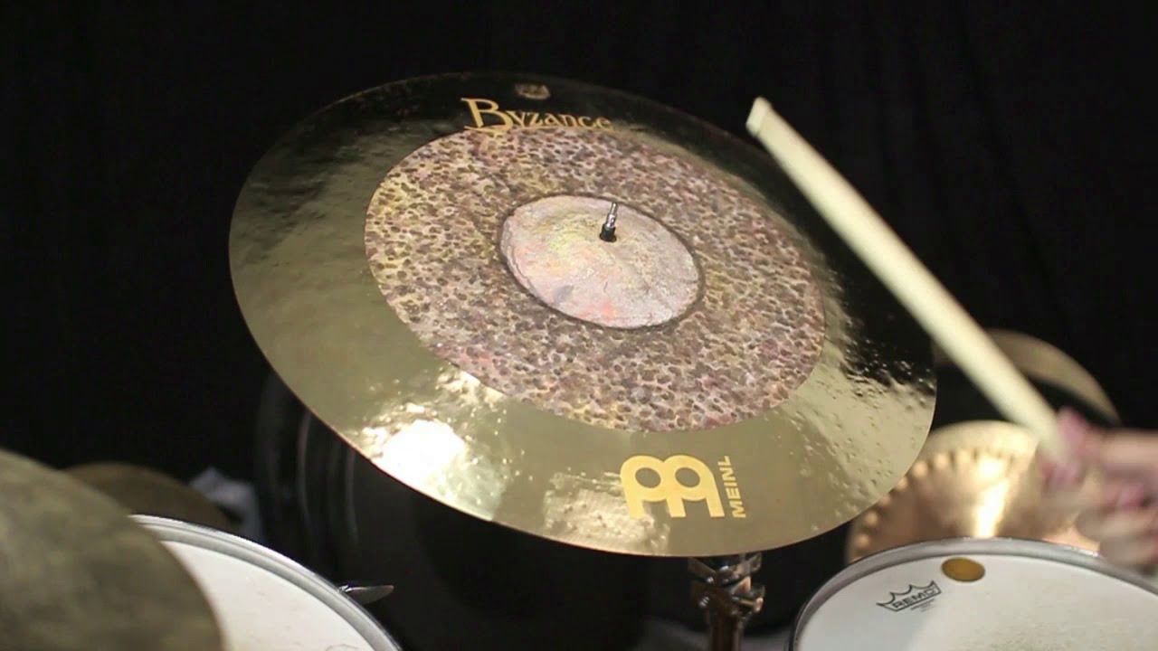 Meinl 22" Byzance Extra Dry Dual Crash Ride 2298g YouTube