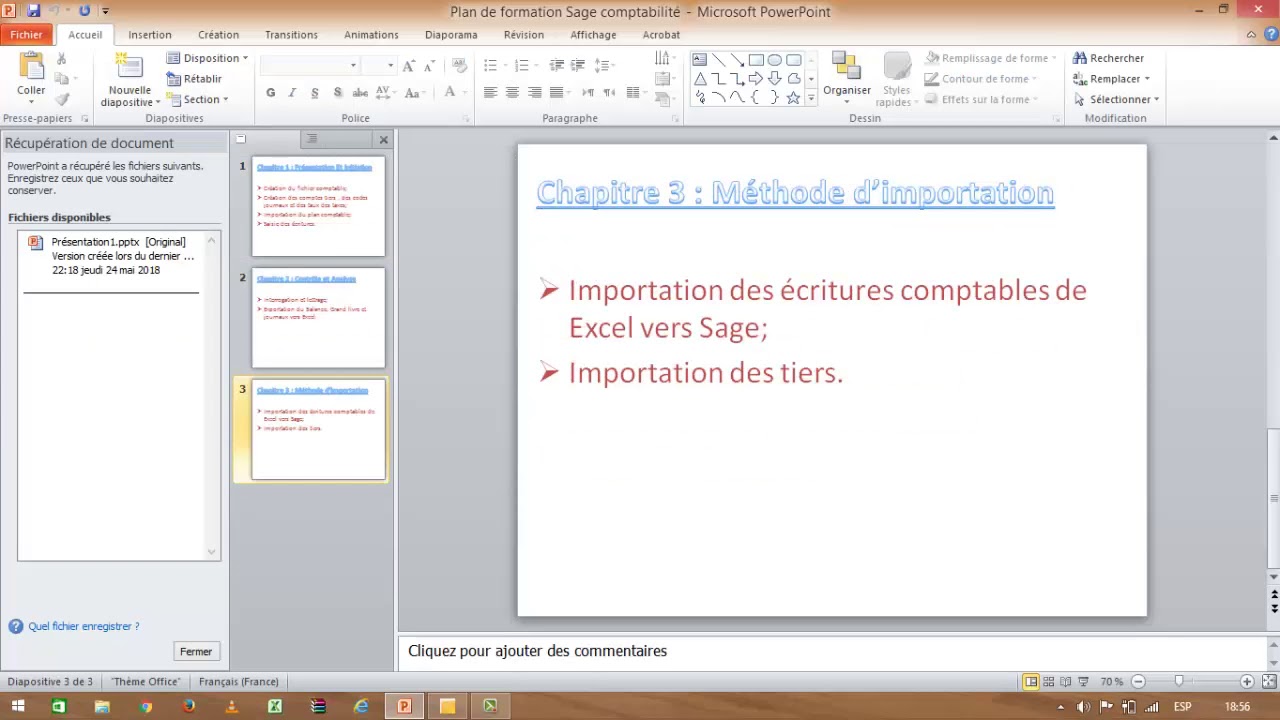 Sage Ce Fichier Est En Cours D'utilisation