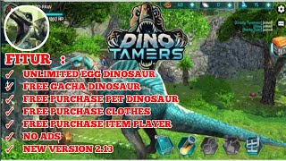 DINO TAMER - JURASSIC MMO MENGGUNAKAN APK M.0.D.$ VERSI TERBARU 2.13 screenshot 1