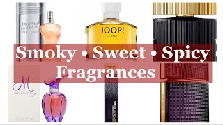 Sweet Spicy &amp; Smoky Fragrances