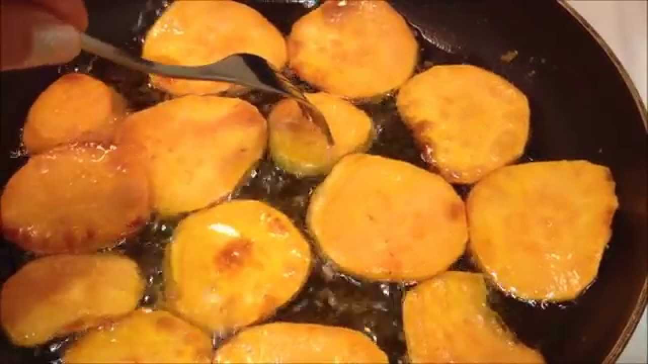 camote frito para Desayuno Lurin - YouTube