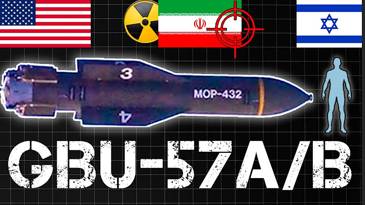 🔴 GBU-57A/B MOP: The "BUNKER-BUSTING BOMB" that Could DESTROY the IRANIAN NUCLEAR PROGRAM 🇮🇷🇺🇸🇮🇱
