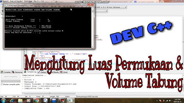 MENGHITUNG LUAS PERMUKAAN & VOLUME TABUNG|| DEV C++ ✓